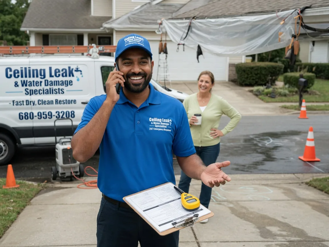 Ceiling Leak Cleanup Valley Grove, WV FAQs